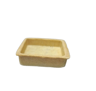 Tartelette à la farine blanche (beurre), carré moyen - Salée