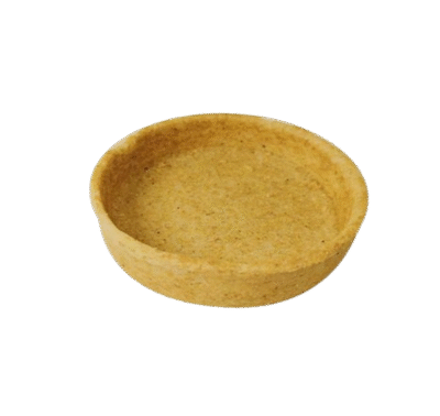 Tartelette à farine complète et beurre, salé, rond