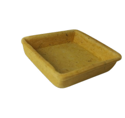 Tartelette à la matière grasse végétale, carré - Salée